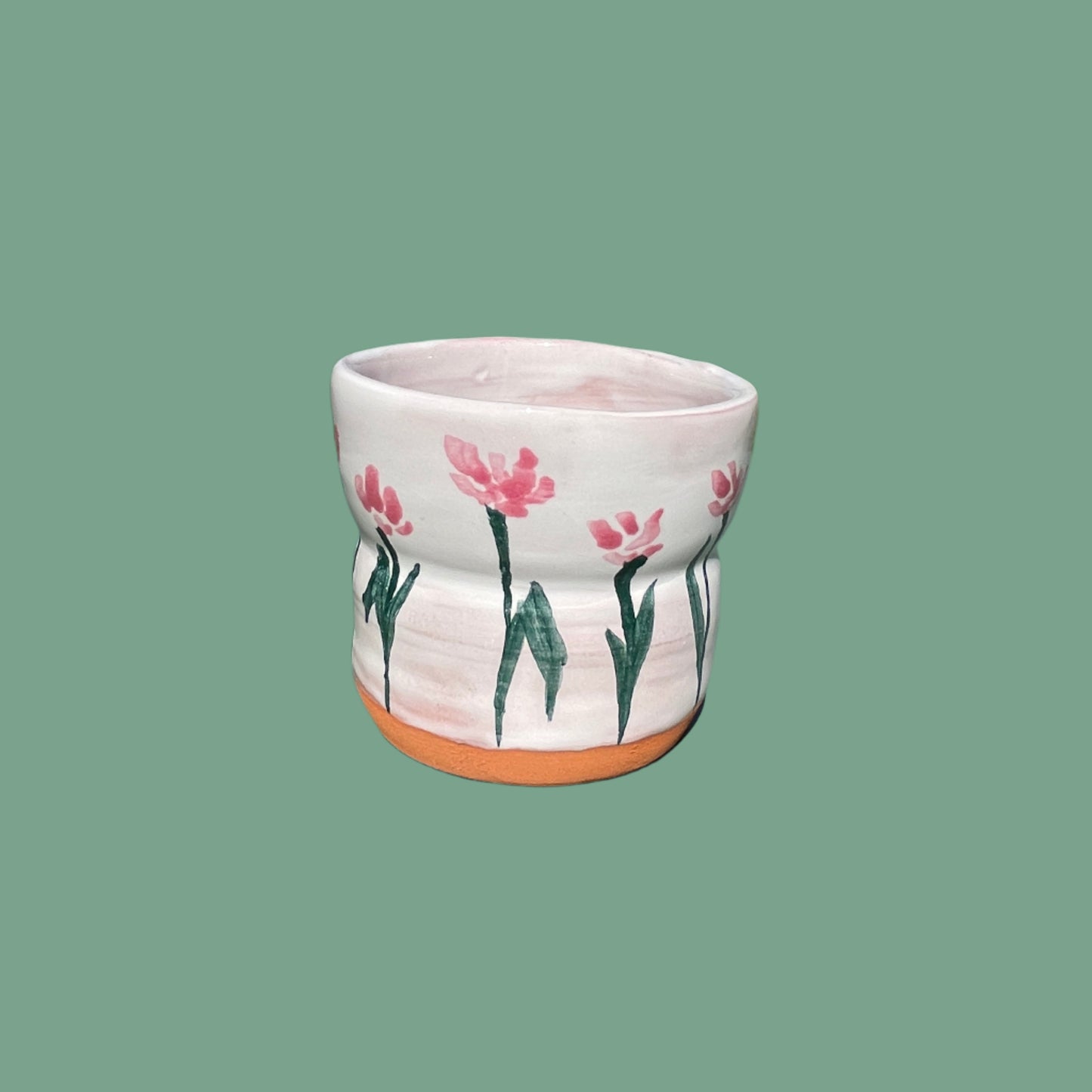 Majolica Terracotta Tumbler