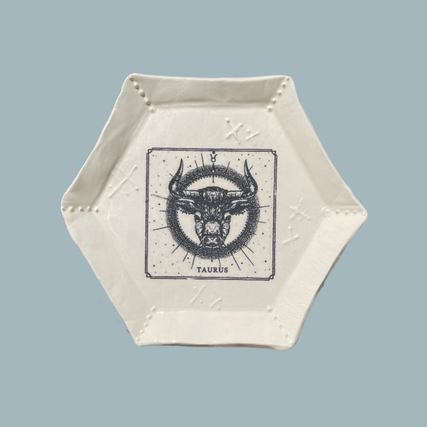 Large Horoscope Trinket Tray - Taurus