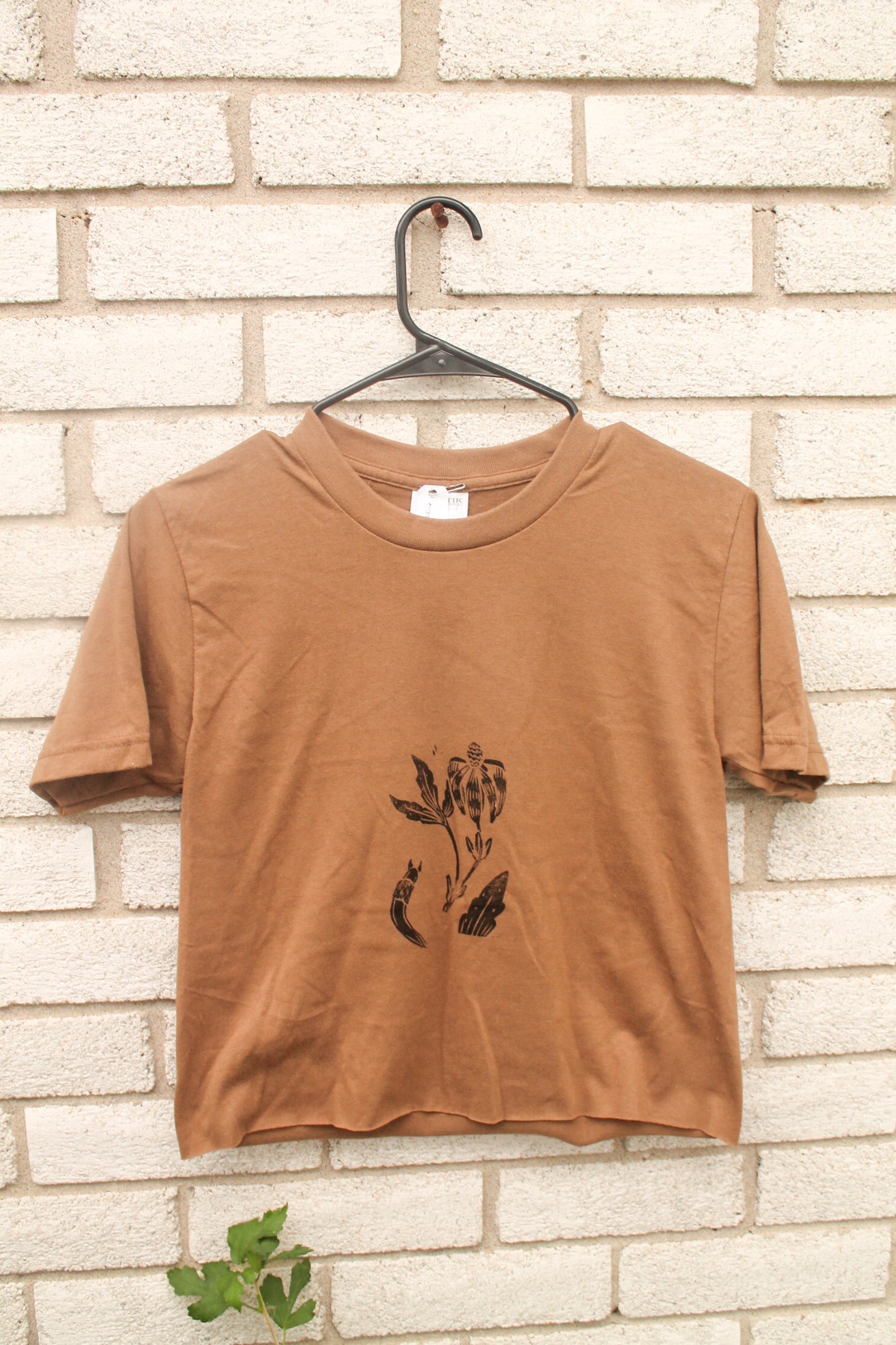 Prairie Coneflower Print Shirt - Brown