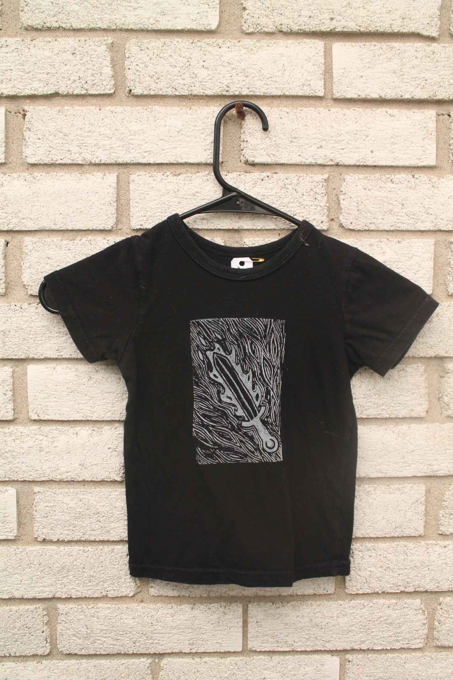 Sword Print Shirt - Black