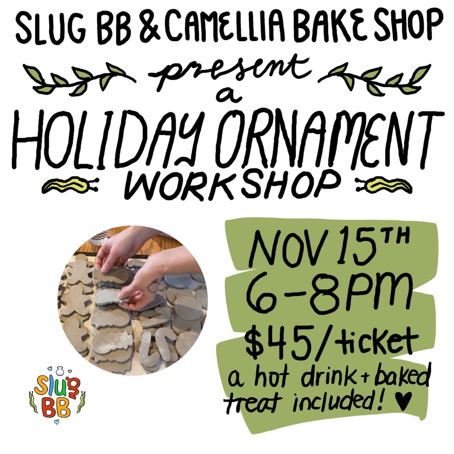 Micro Workshop: Clay Holiday Ornaments