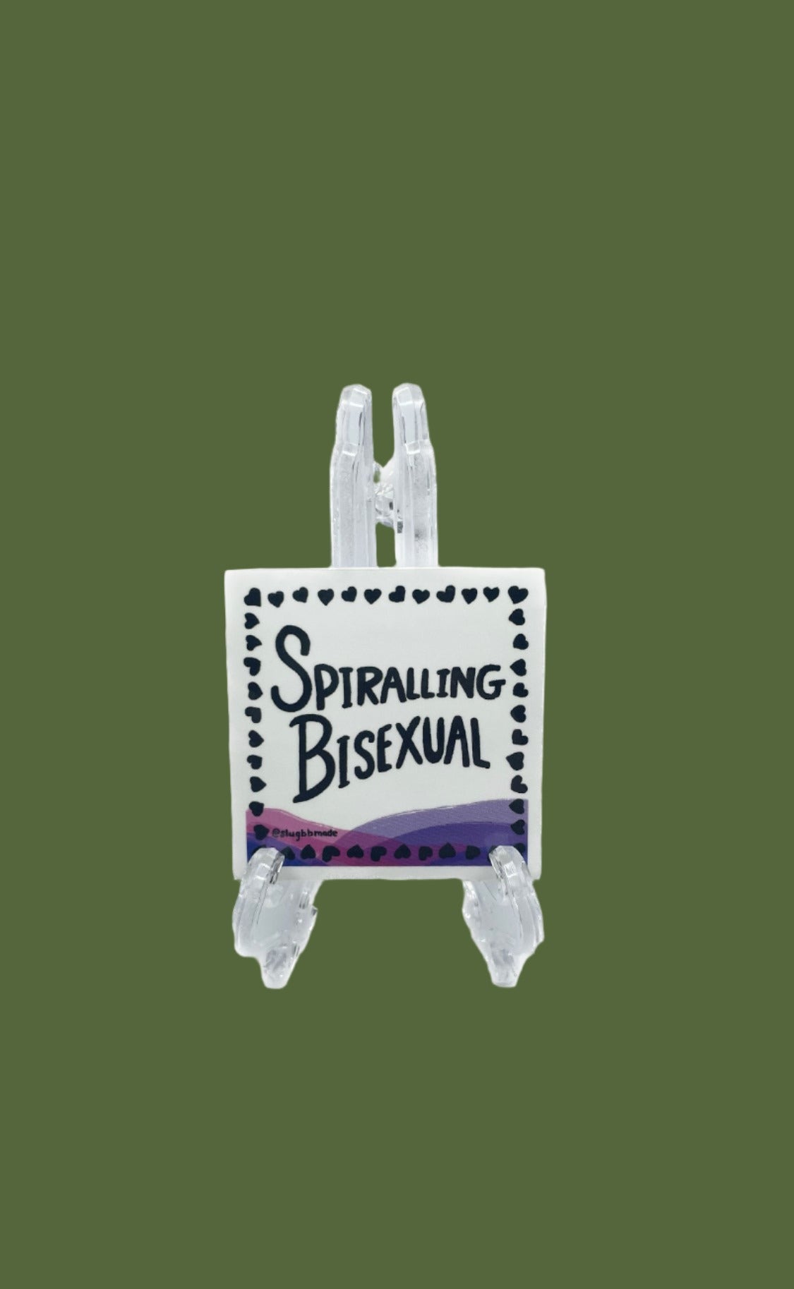 "Spiralling Bisexual" Sticker