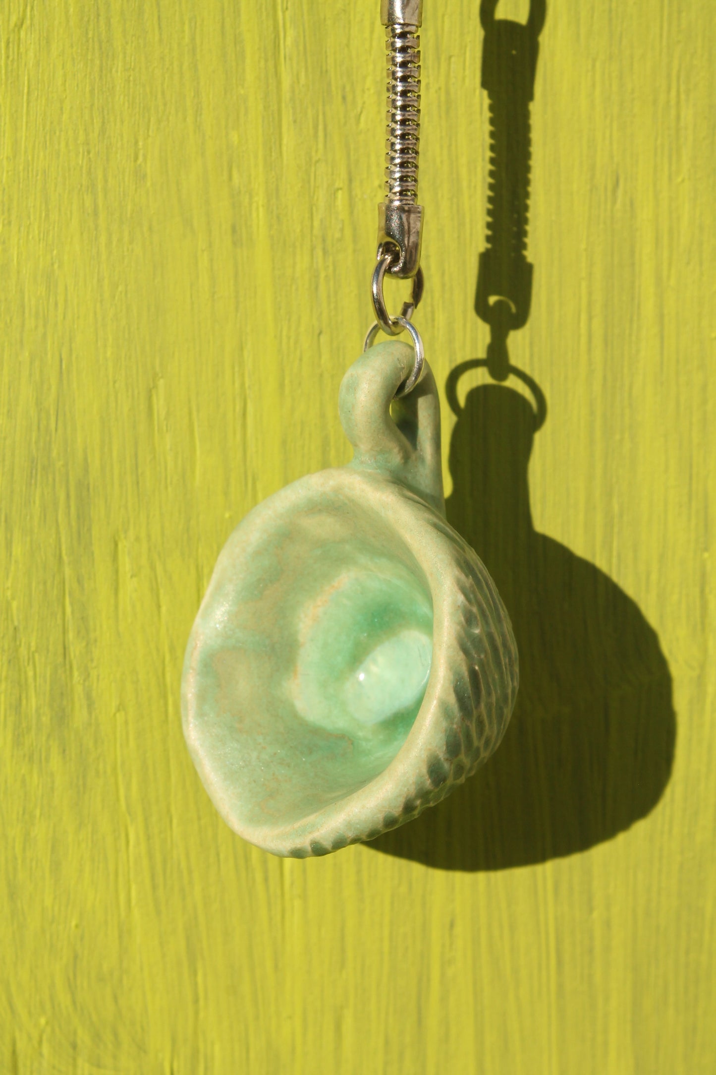 Carved Patina Mug Keychain