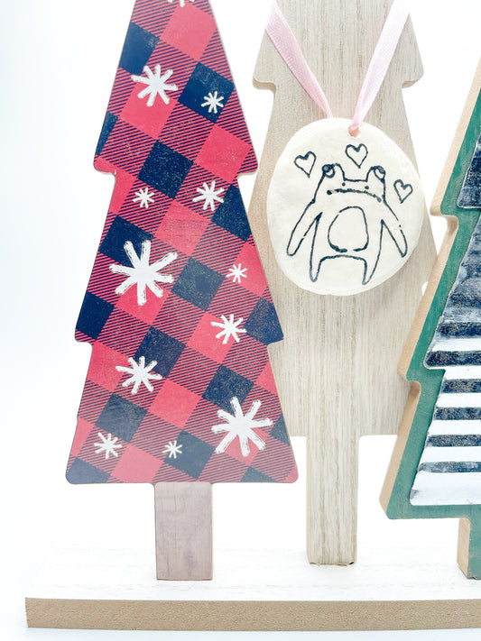 Goofy Frog Tree Ornament